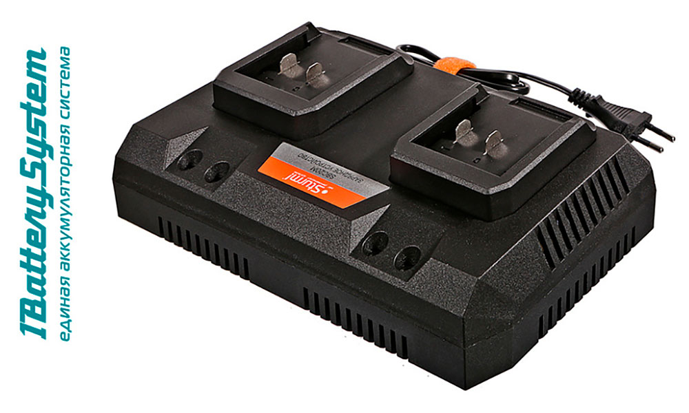 Зарядное устройство Sturm! SBC20M, 18 В, 1BatterySystem, 2 x 45 А, для двух батарей