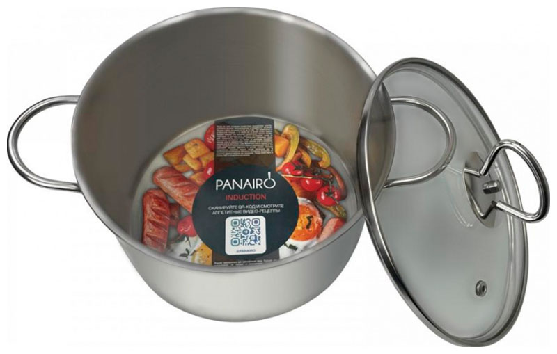 Кастрюля  с крышкой Panairo Catalina 2.9л (CA-KAS-K-28)