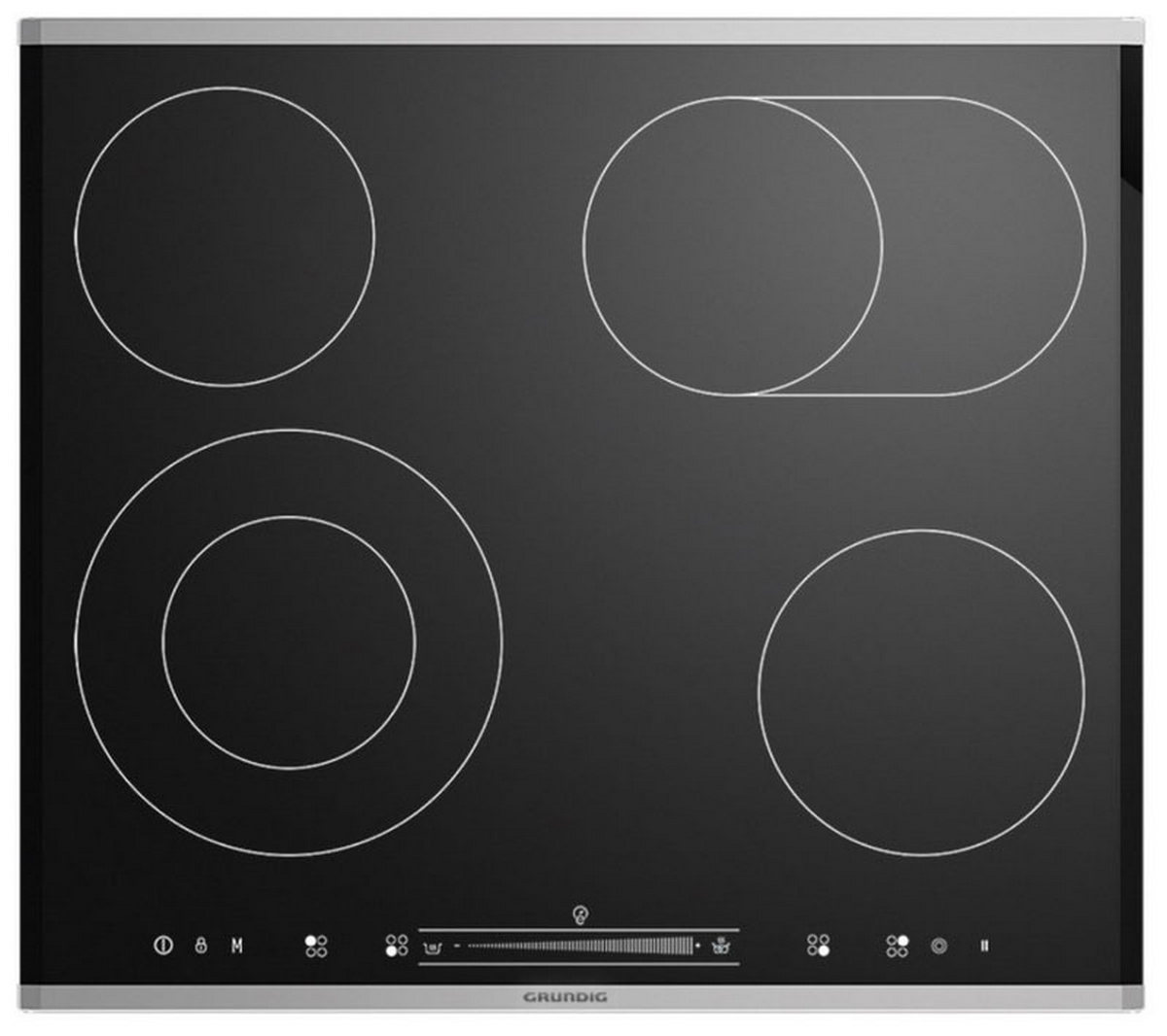Электрическая варочная панель Grundig GIEV 624430 X, Booster, HiLight