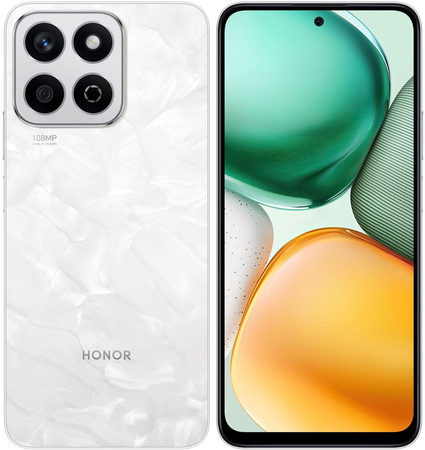 Смартфон Honor X7C 8/128 Гб Лунный белый