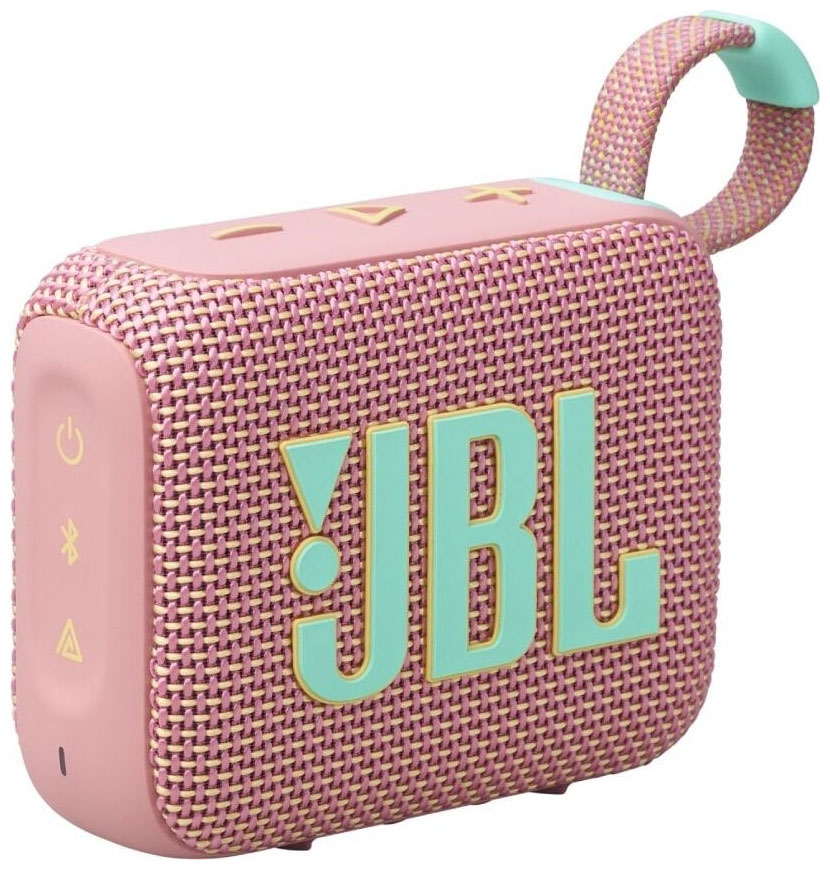 Беспроводная колонка JBL GO4 PINK розовый