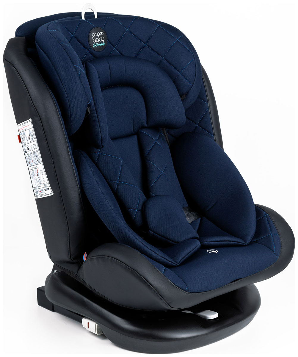 Автокресло Amarobaby Brilliant, ISOFIX, класс D, группа 0+/1/2/3 (AMARO-2003-BrSi) синий