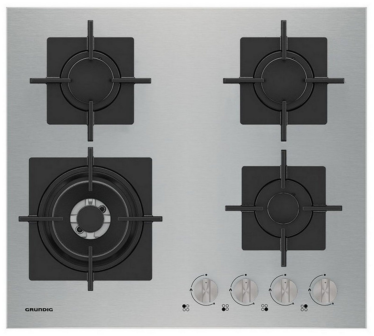 Газовая варочная панель Grundig GIGF 6234120 X, газ-контроль