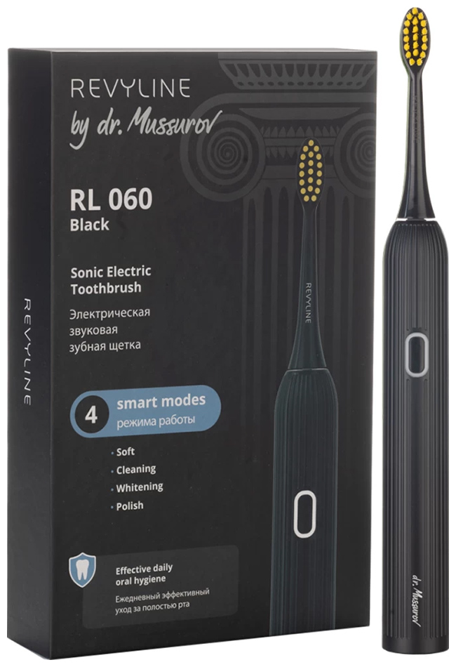 Электрическая зубная щетка Revyline RL 060, черная