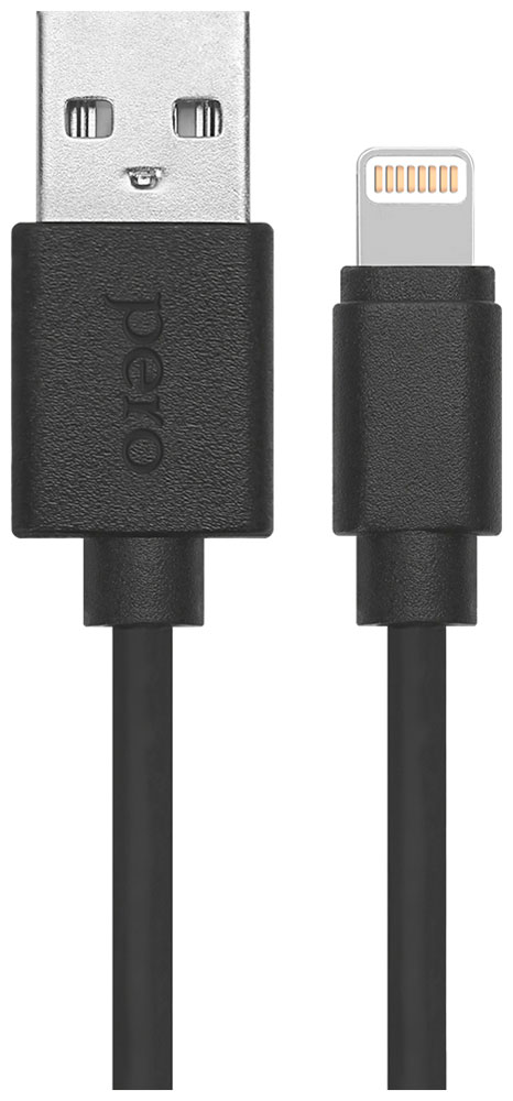 Дата-кабель Pero DC-03 8-pin Lightning 2А 2м черный