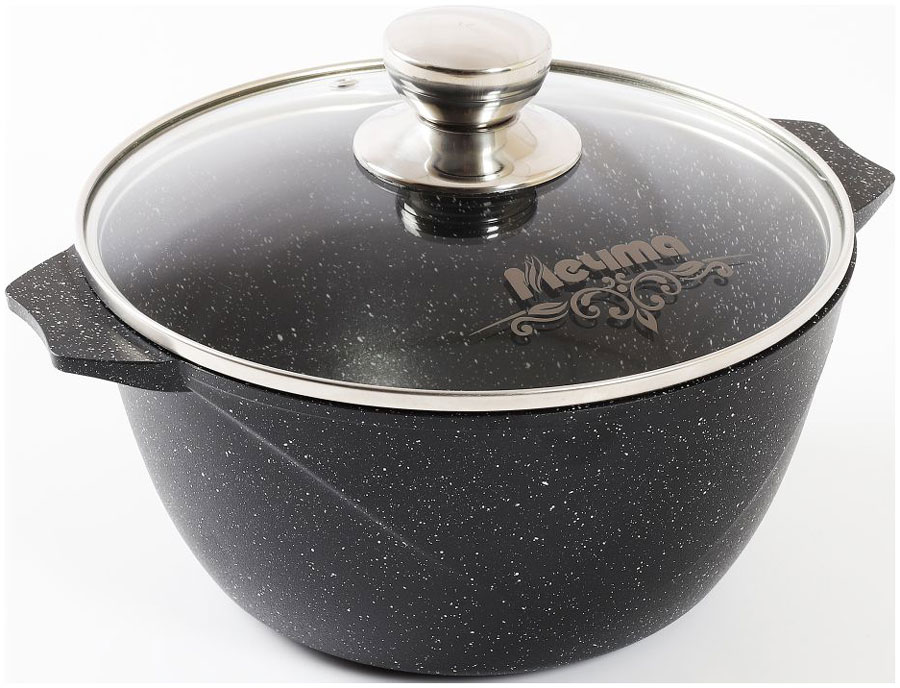 Кастрюля Мечта Гранит black. Induction Pro. 3 л, 43802И