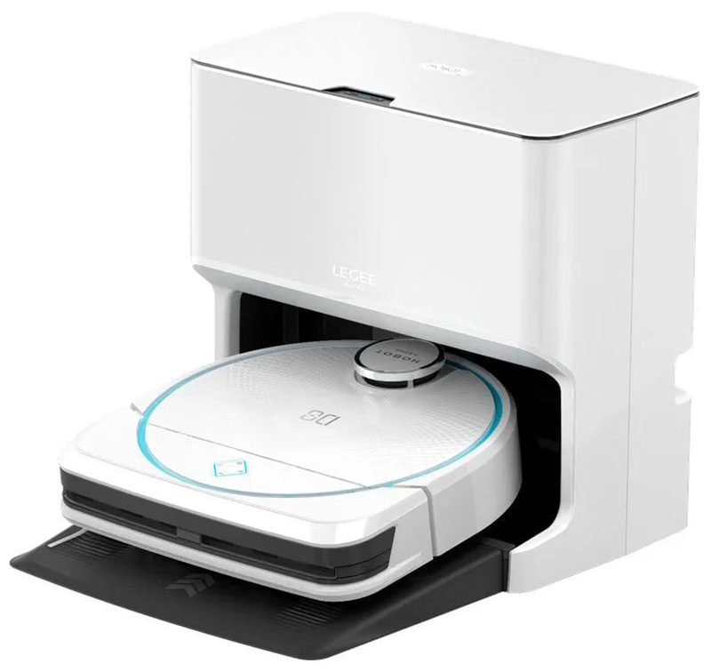 Робот пылесос моющий Hobot LEGEE-D8, со станцией самоочистки салфеток LuLu