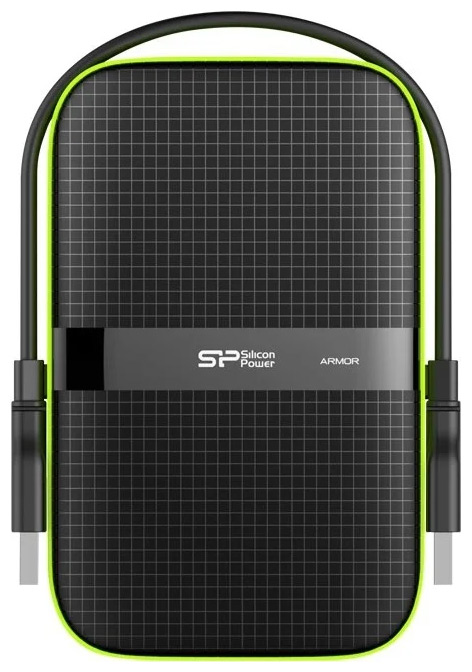Внешний жесткий диск, накопитель и корпус Silicon Power HDD 2.5" 1.0Tb Armor A60 (SP010TBPHDA60S3K)