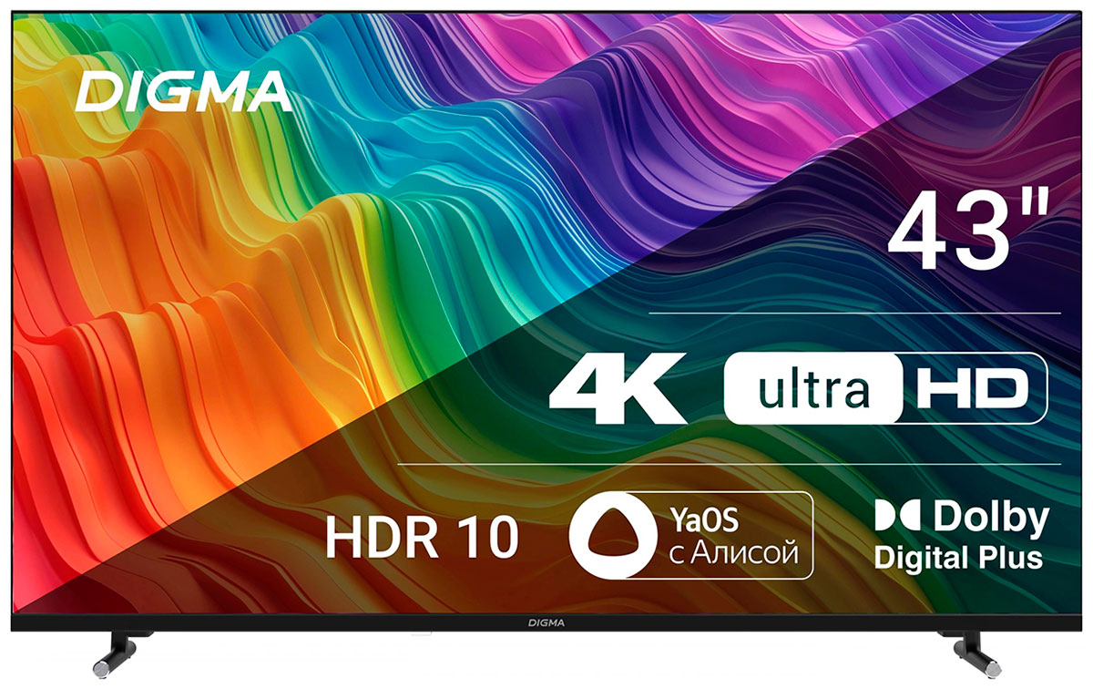 Телевизор Digma 43 DM-LED43UBB33