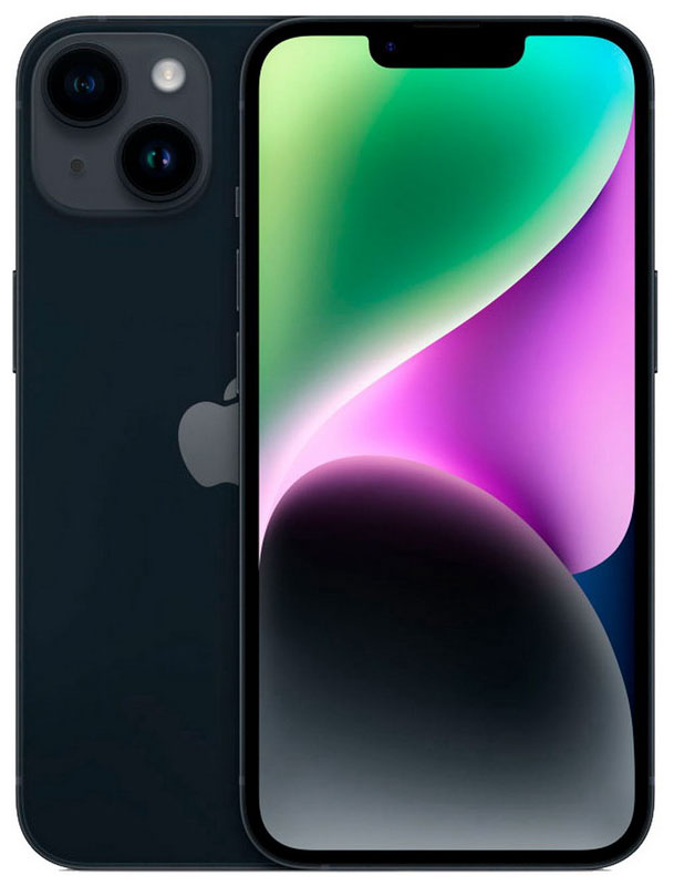 Смартфон Apple iPhone 14 128Gb 6Gb темная ночь