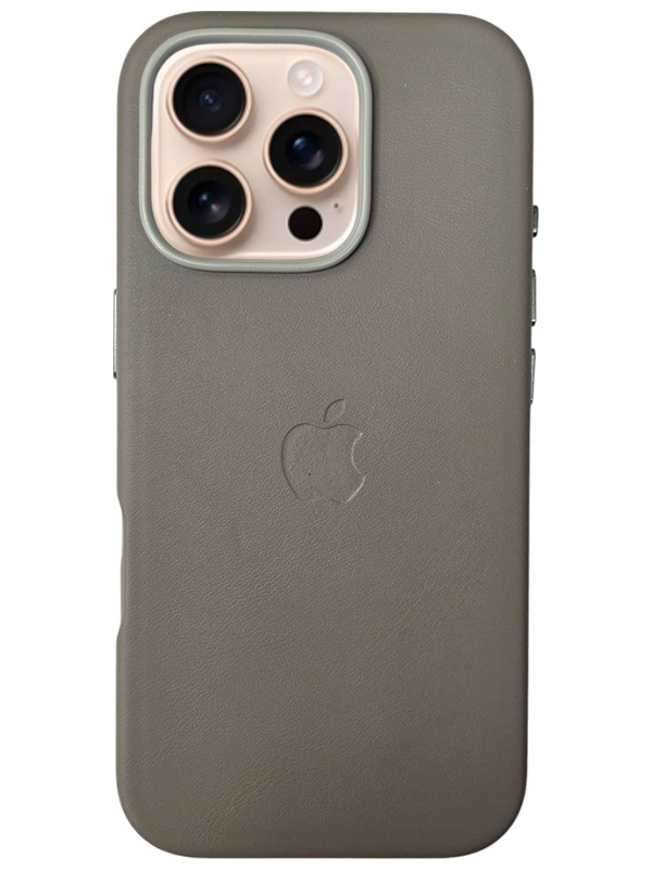 Чехол с магнитным покрытием Type Gorilla Premium, Magnetic, iPhone16, Grey, Leather (BL-T52-iP16-LTR-GR)