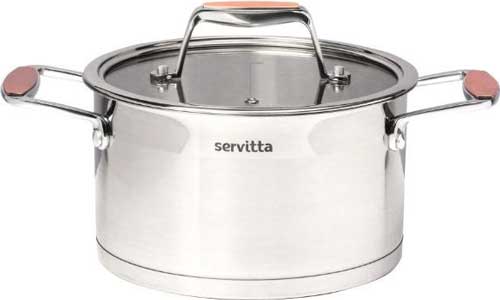 Кастрюля с крышкой Servitta Quadro, 3.3 литра (Sr0116)