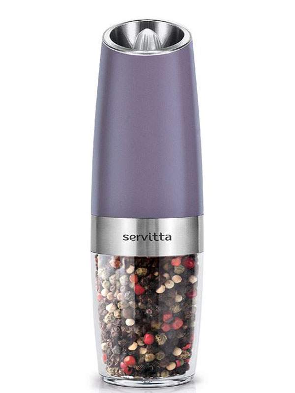 Мельница электрическая для специй с подсветкой Servitta Sr0292 фиолетовая