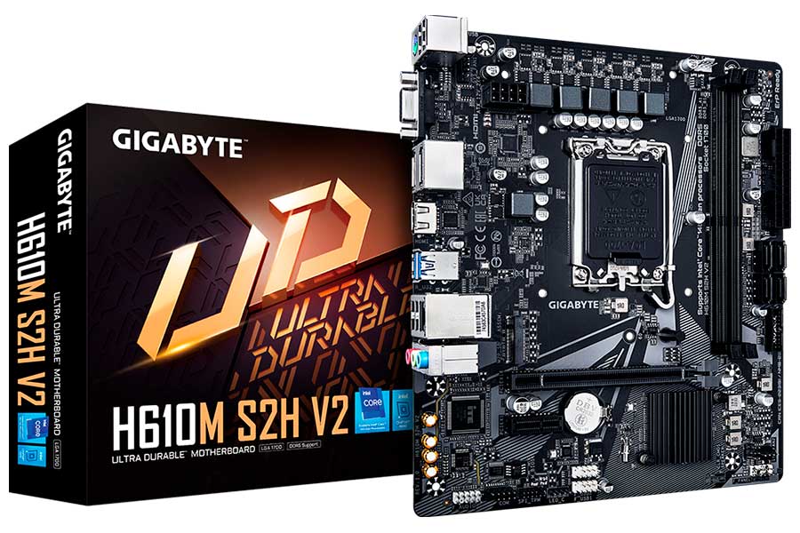 Материнская плата Gigabyte H610M S2H V2 (LGA1700 mATX)