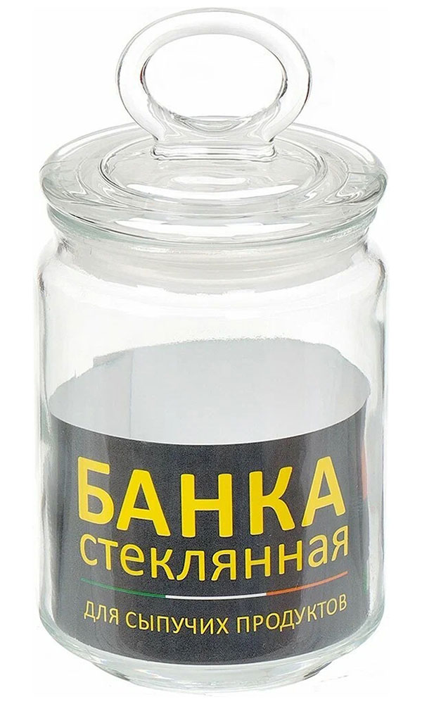 Банка стеклянная Mallony COPPETTA 0.65 л с крышкой (003597)