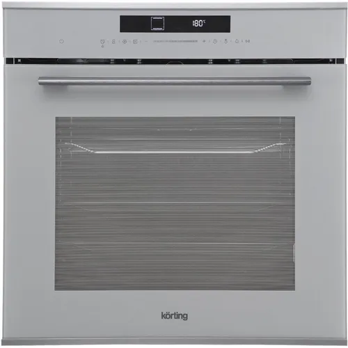 Духовой шкаф электрический Korting OKB 1331 S GBXGr, 72л, дверца с 3 стеклами, серый
