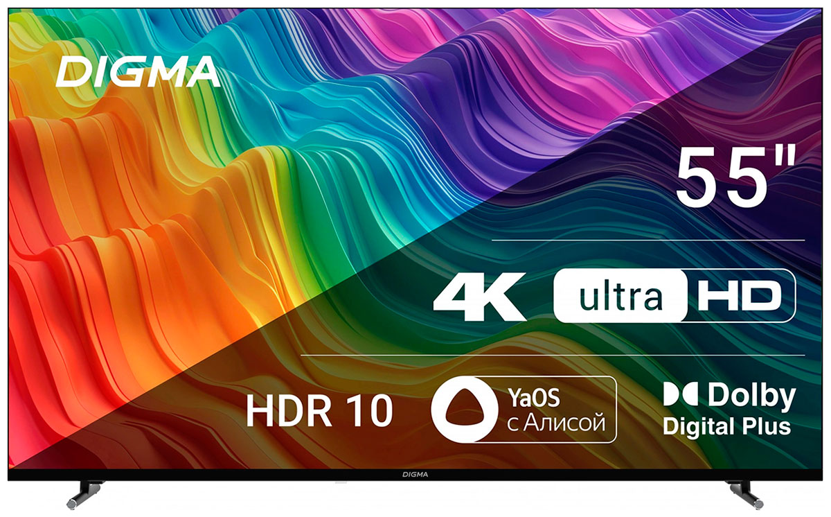 Телевизор Digma 55 DM-LED55UBB33