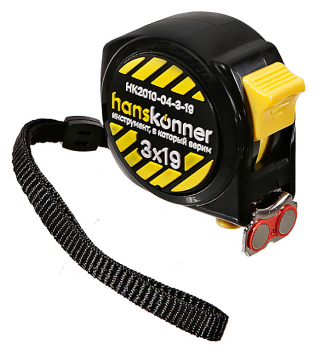 Рулетка Hanskonner HK2010-04-3-19 3x19, СУПЕРКОМПАКТ