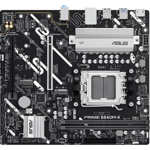 Материнская плата ASUS PRIME B840M-K, Socket AM5, AMD B840, mATX, Ret