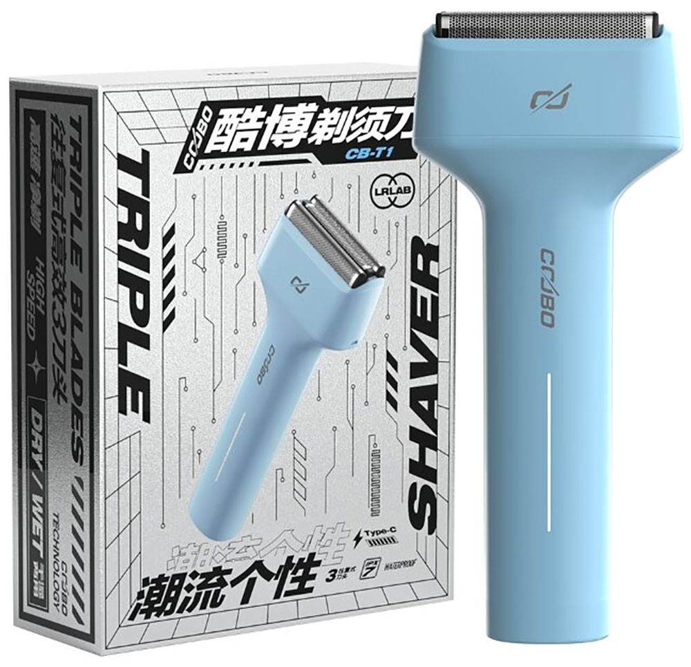 Электробритва Coobo CB-T1, синяя