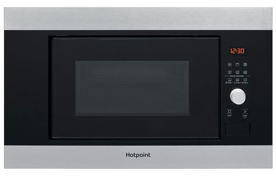 Встраиваемая микроволновая печь СВЧ Hotpoint MF20G IX HA, нержавеющая сталь