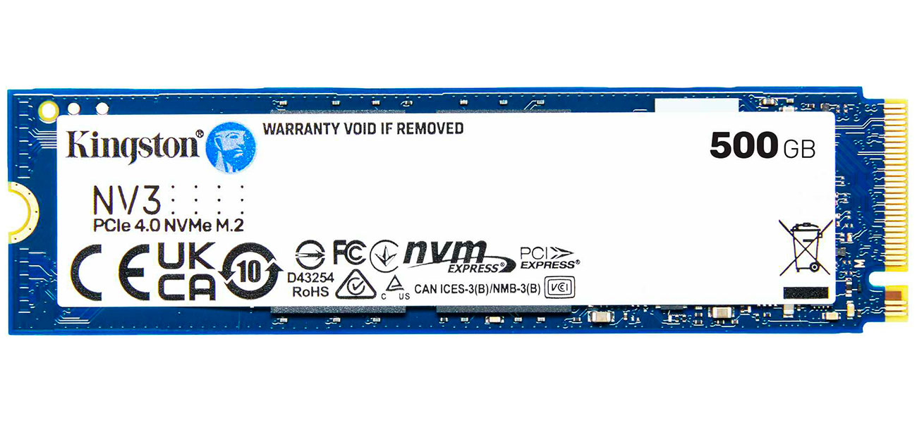 SSD накопитель Kingston M.2 500Gb NV3 PCIe (SNV3S/500G)