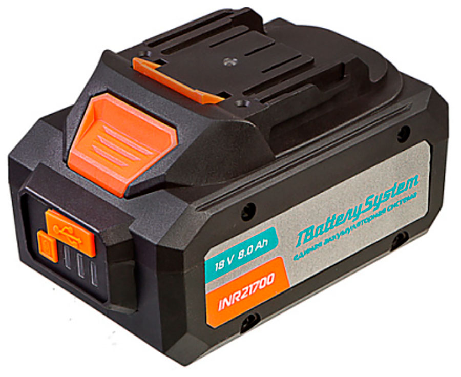 Аккумулятор Sturm! SBP1808HP, 18В, 1 BatterySystem, тип 21700, 8.0Ач