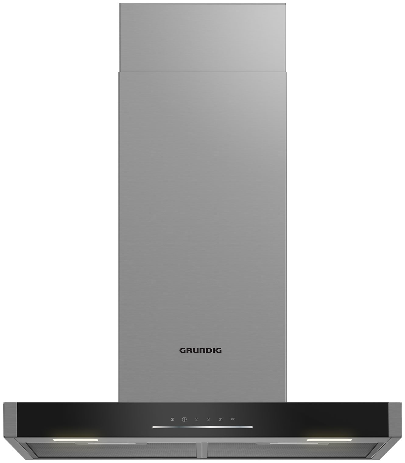 Вытяжка Grundig GDKP2464BBSC, сенсорное управление, 710м3/ч, черная