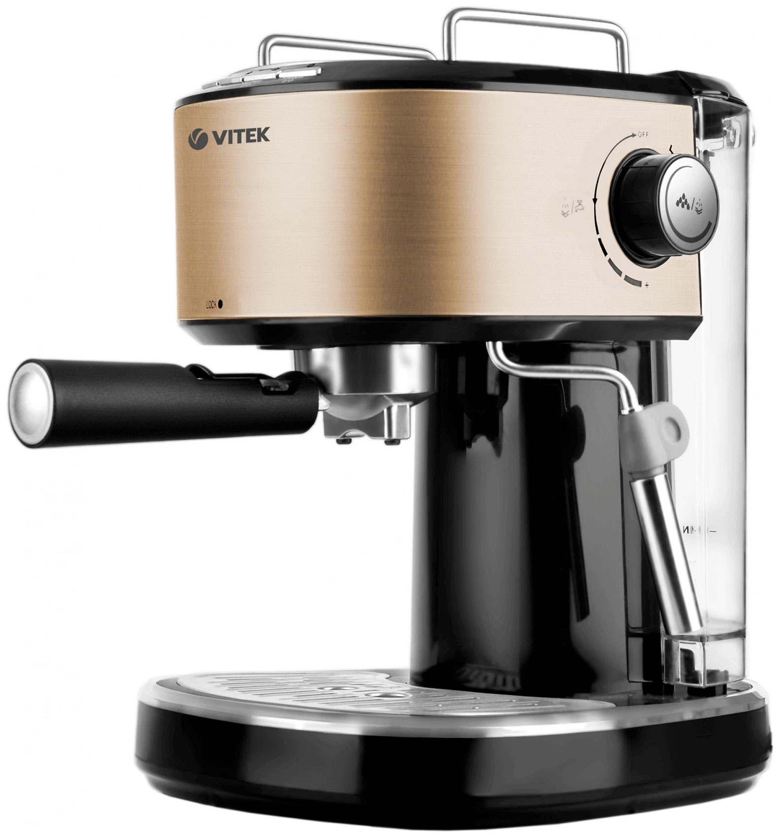 Кофеварка Vitek VT-1524, золотистый