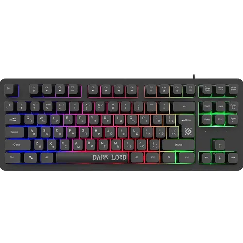 Клавиатура Defender Dark Lord GK-580, проводная, USB, мембранная, черный [45580]