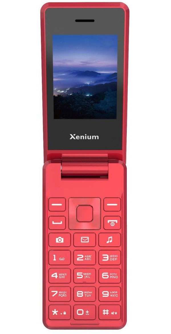 Мобильный телефон Philips XENIUM X600 красный