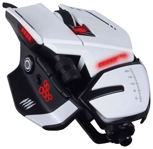 Мышь Mad Catz R.A.T. 6 White (MR04DCINWH000-0)