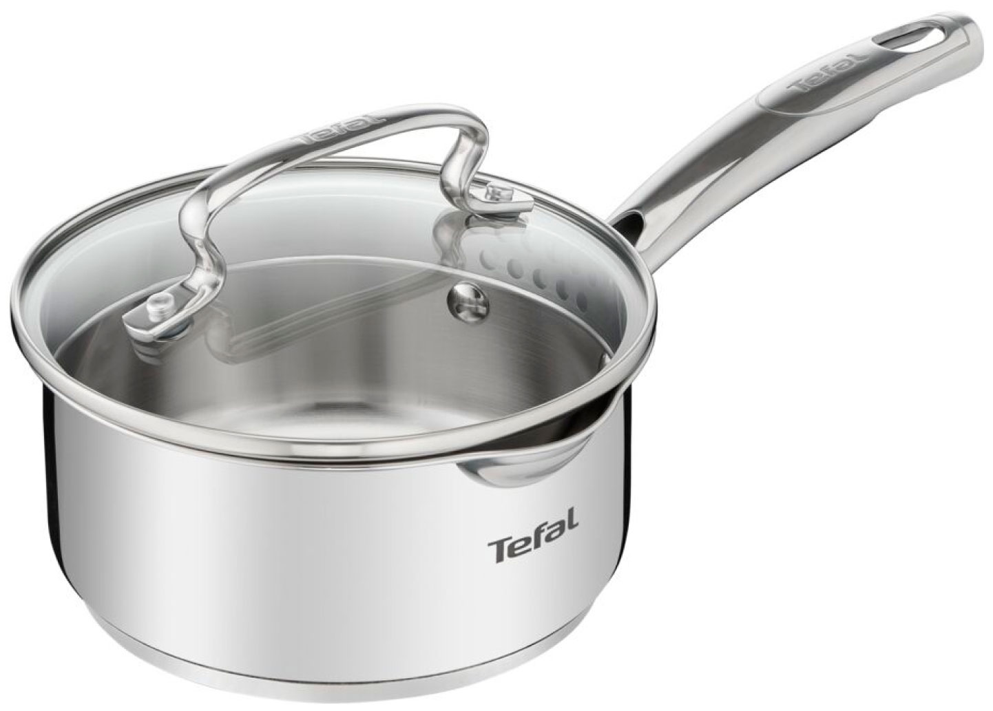Ковш Tefal Duetto+ G7192255, для всех типов плит, серебристый