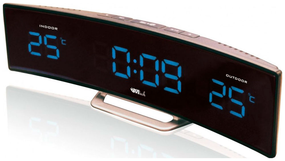 Метеостанция  BVItech BV-415BKS СИНИЙ/ЧЕРНЫЙ