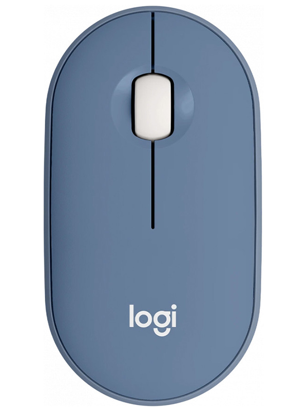 Мышка Logitech USB OPTICAL WRL PEBBLE M350 (910-006655) BLUEBERRY