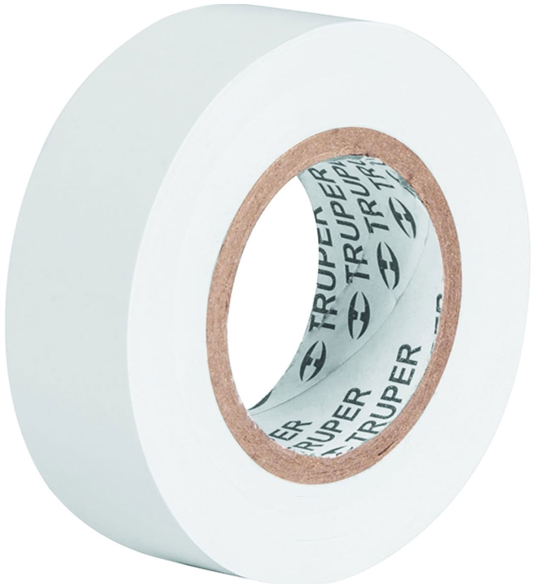 Изолента Truper 18 м, ширина 19 мм, акрил, белая M-33B 12506