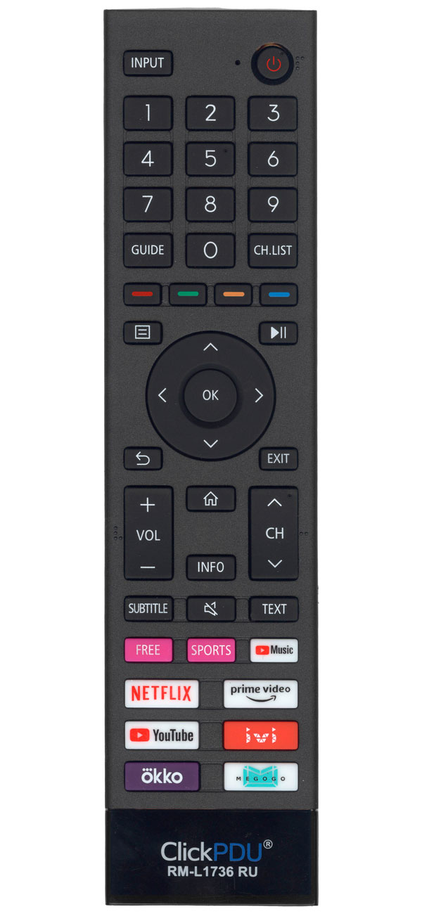 Универсальный пульт ClickPDU RM-L1736 RU