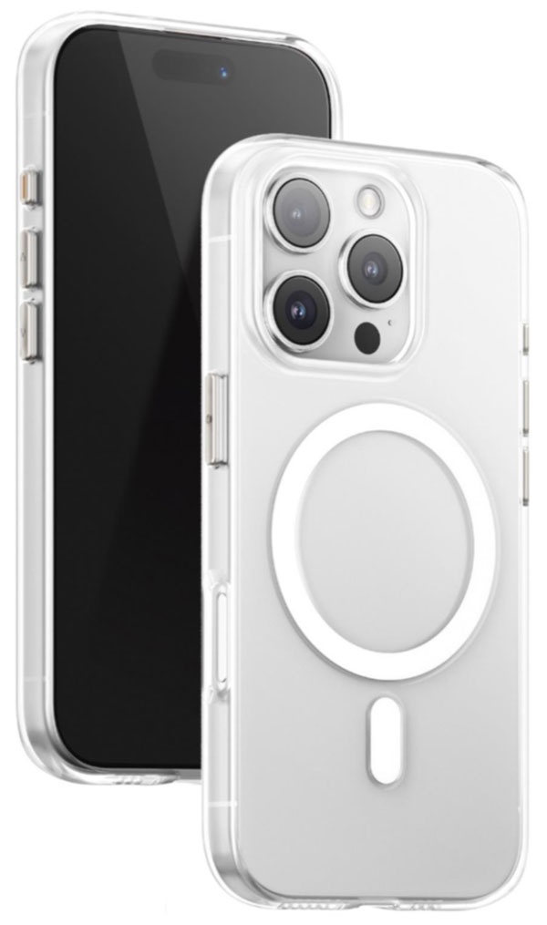 Чехол с магнитным покрытием Type Gorilla Crystal Drop iPhone 15 Pro, Clear (BL-T37-iP15P-CD-Clear)