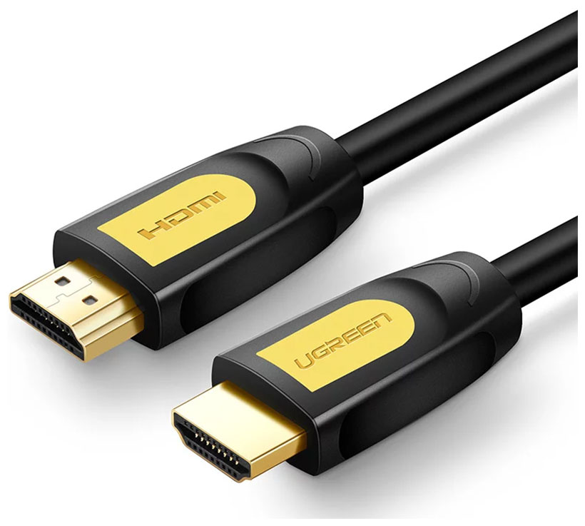 Кабель  Ugreen HDMI, желтый/черный, 2 м (10129)