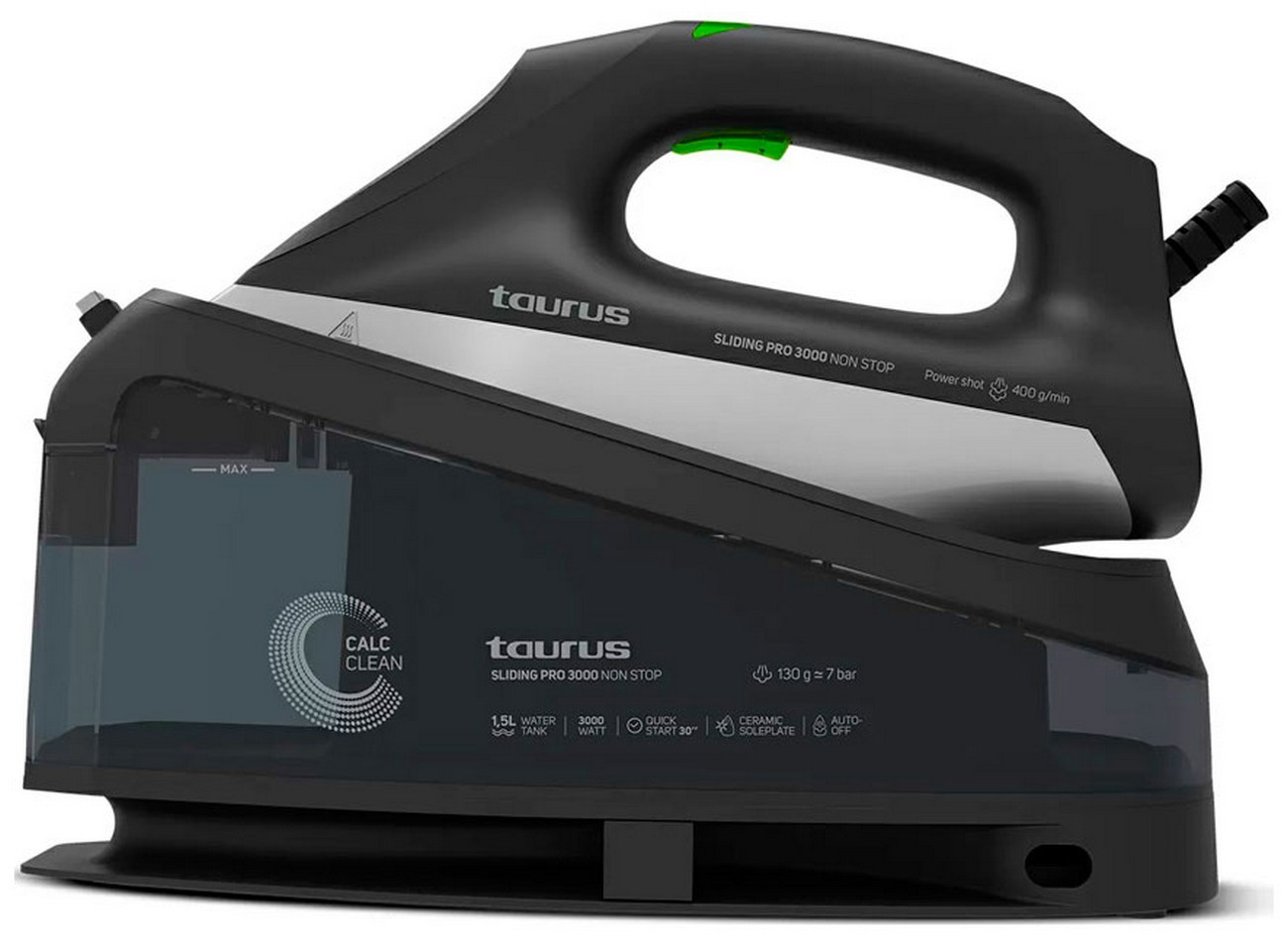 Парогенератор Taurus Sliding Pro 3000 NS, паровой удар 300 г/мин черный