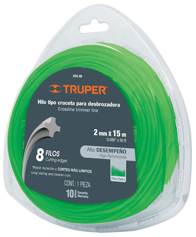 Леска для триммеров Truper 080-2.0MM X 15M, нейлон HTA-80 17606