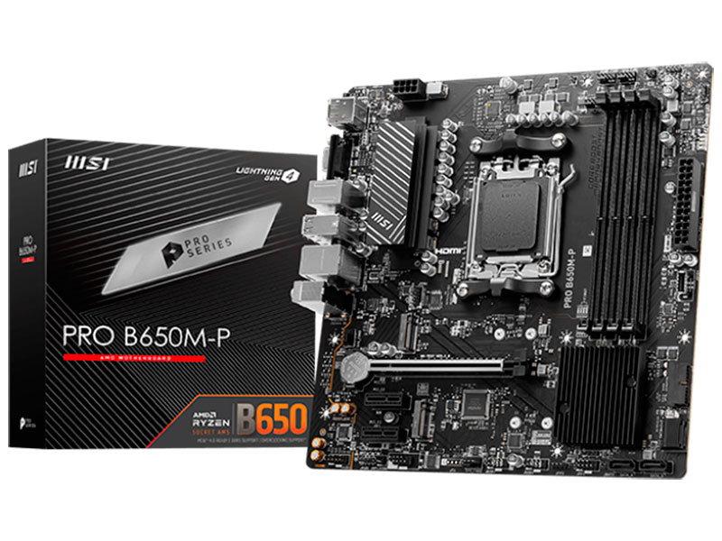 Материнская плата MSI PRO B650M-P (AM5, mATX)