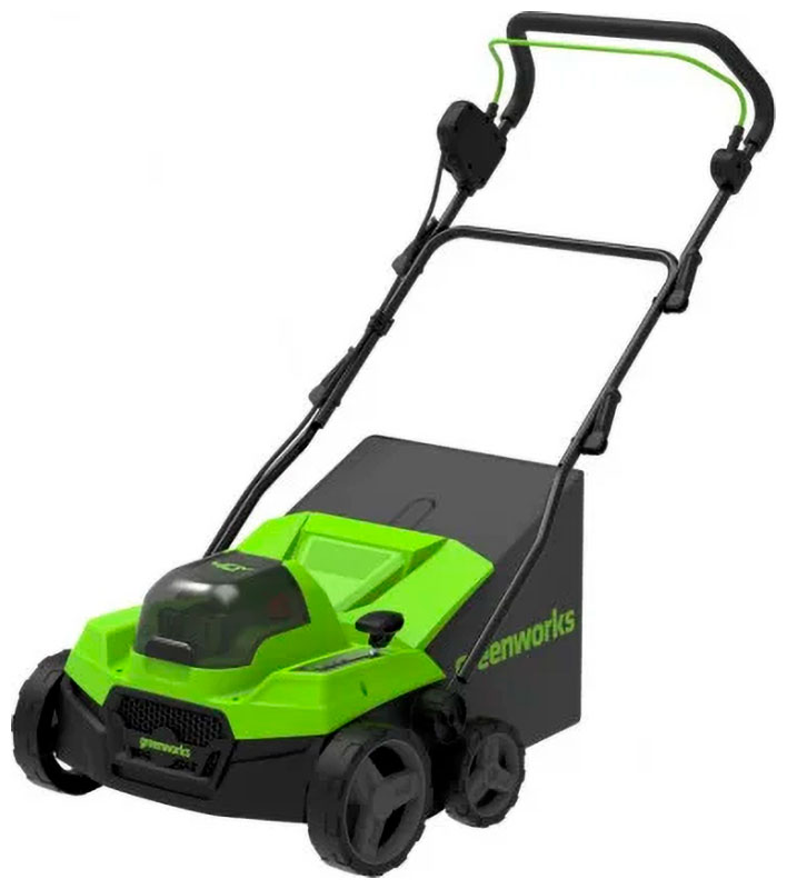 Аэратор-скарификатор аккумуляторный Greenworks Арт. 2517607UB, 40V, бесщеточный, c 1хАКБ, 4Ач и ЗУ