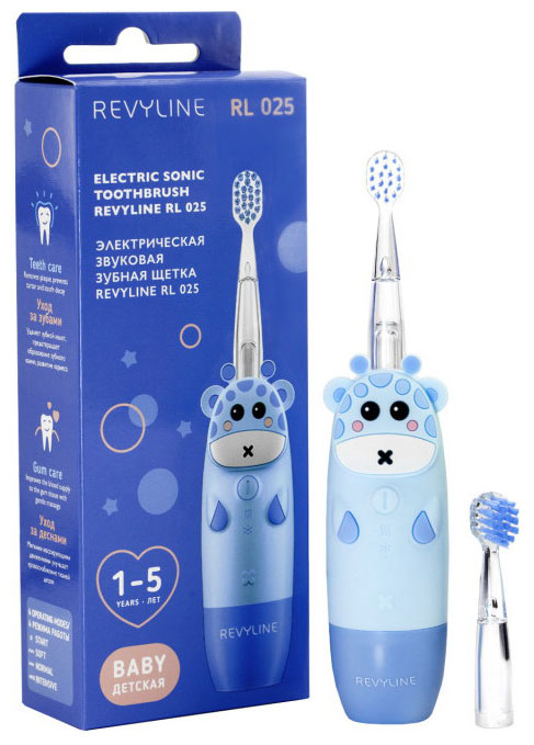 Детская зубная щетка Revyline RL 025 Baby, Blue