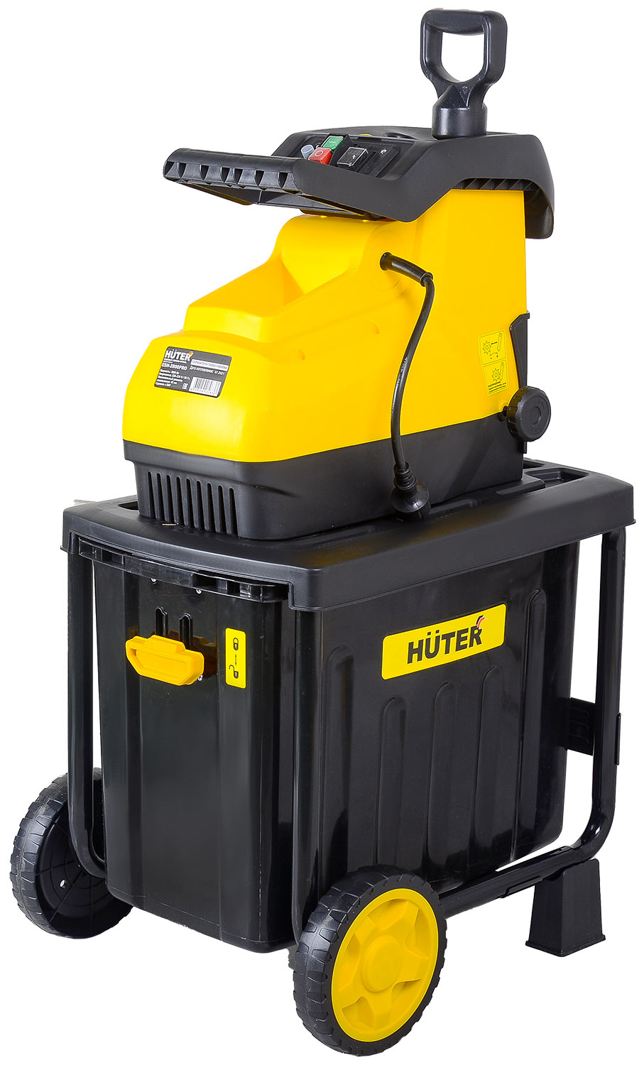 Измельчитель садовый Huter ESH-2800PRO желто-черный