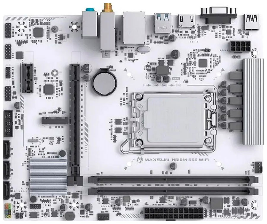 Материнская плата Maxsun H610M 666 WIFI LGA1700 mATX