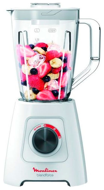 Блендер стационарный Moulinex BlendForce 2 LM420110, белый