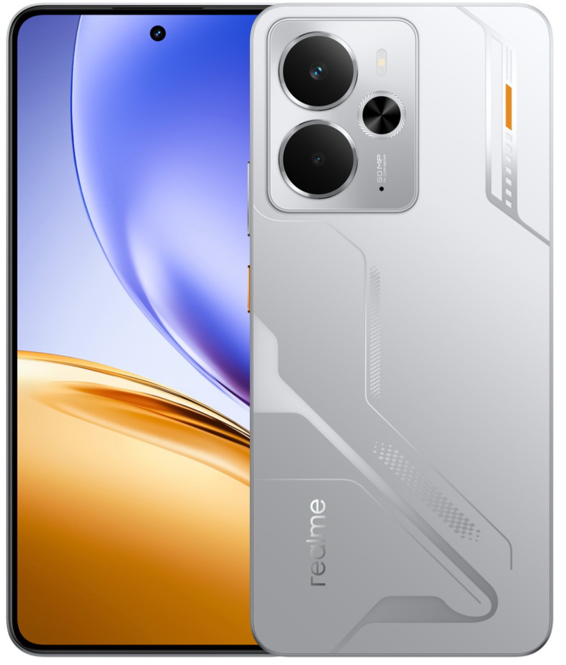Смартфон Realme 14 5G RMX5070 12+256 ГБ серебристый