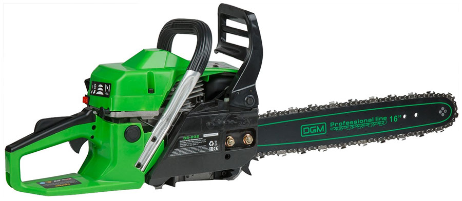 Бензопила DGM GS-232 (2.30 кВт, 40см, 16" вес 5,5 кг)