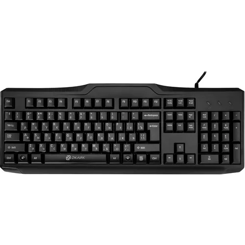 Клавиатура Oklick 170M, проводная, USB, мембранная, черный [855272]